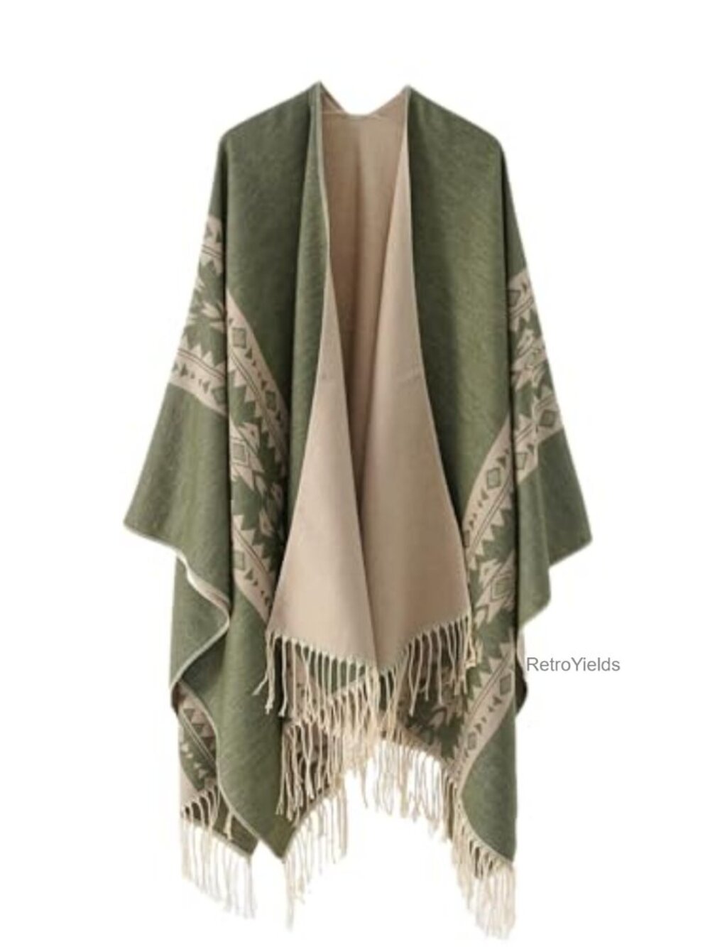 Soft Open Front Poncho Cape Cardigan Oversized Scarf Wrap